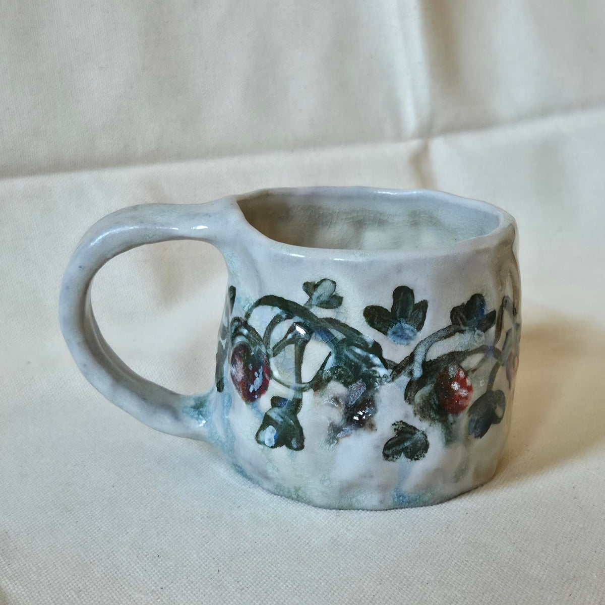 Sweet Size Mug - Woodfired - Strawberry Season iv