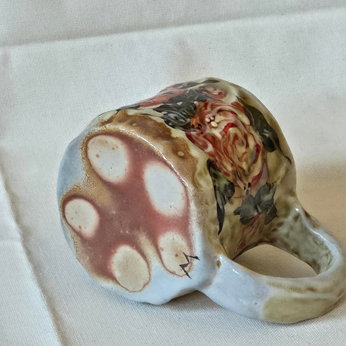 Sweet Size Mug - Woodfired - Rose Season