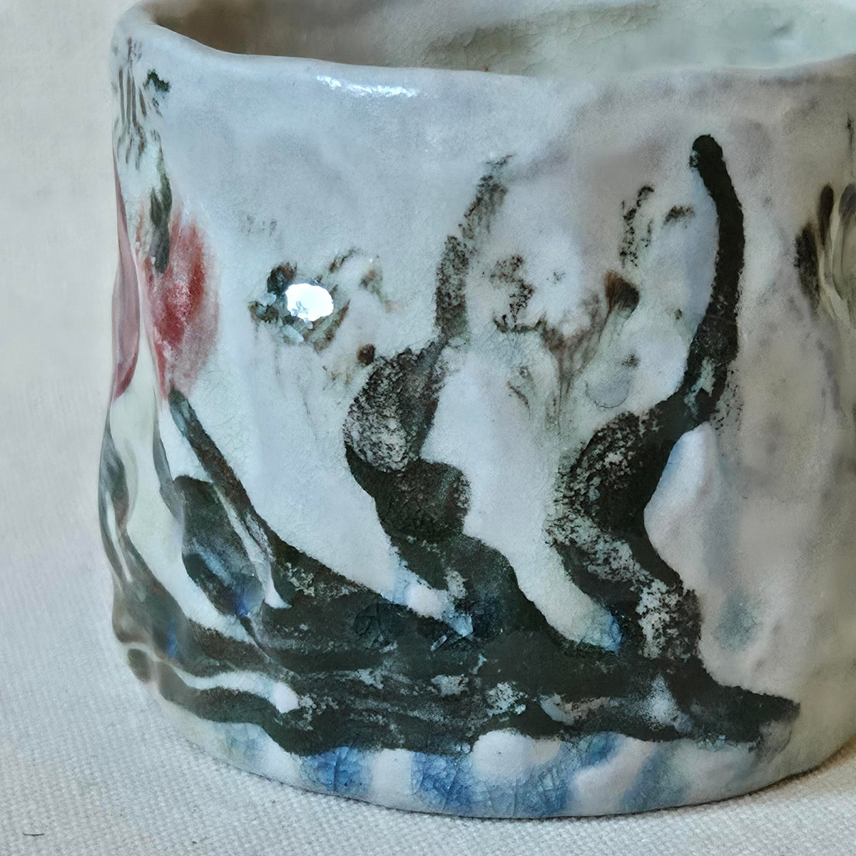 Sweet Size Mug - Woodfired - Tulip Season