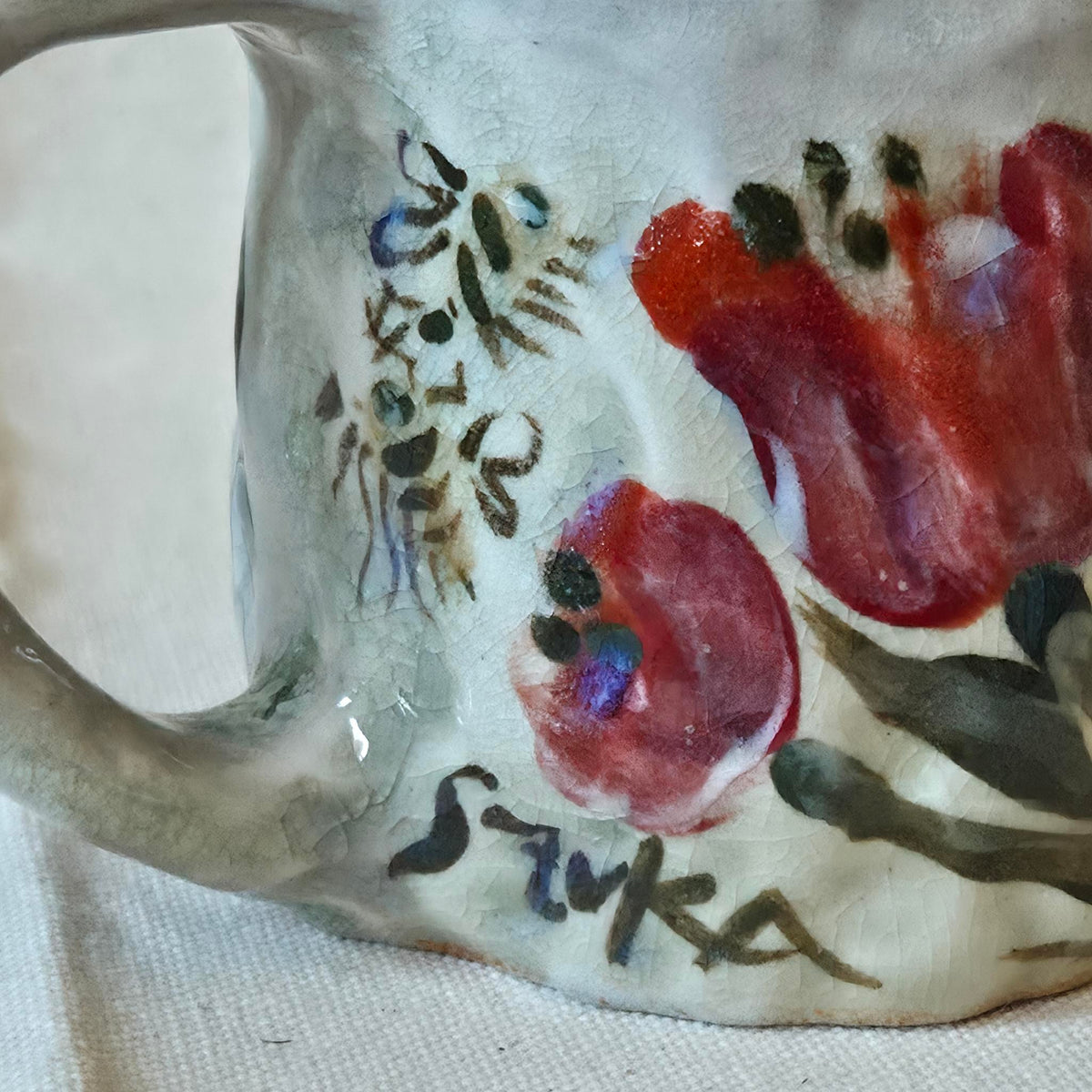Sweet Size Mug - Woodfired - Tulip Season