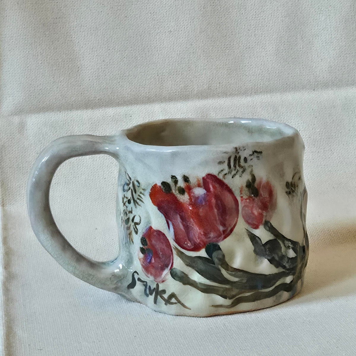 Sweet Size Mug - Woodfired - Tulip Season