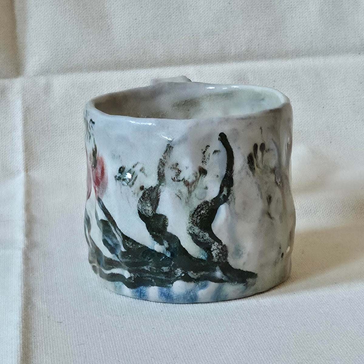 Sweet Size Mug - Woodfired - Tulip Season