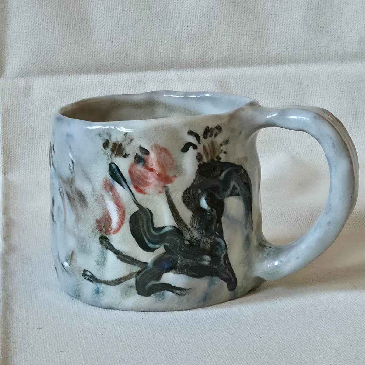Sweet Size Mug - Woodfired - Tulip Season