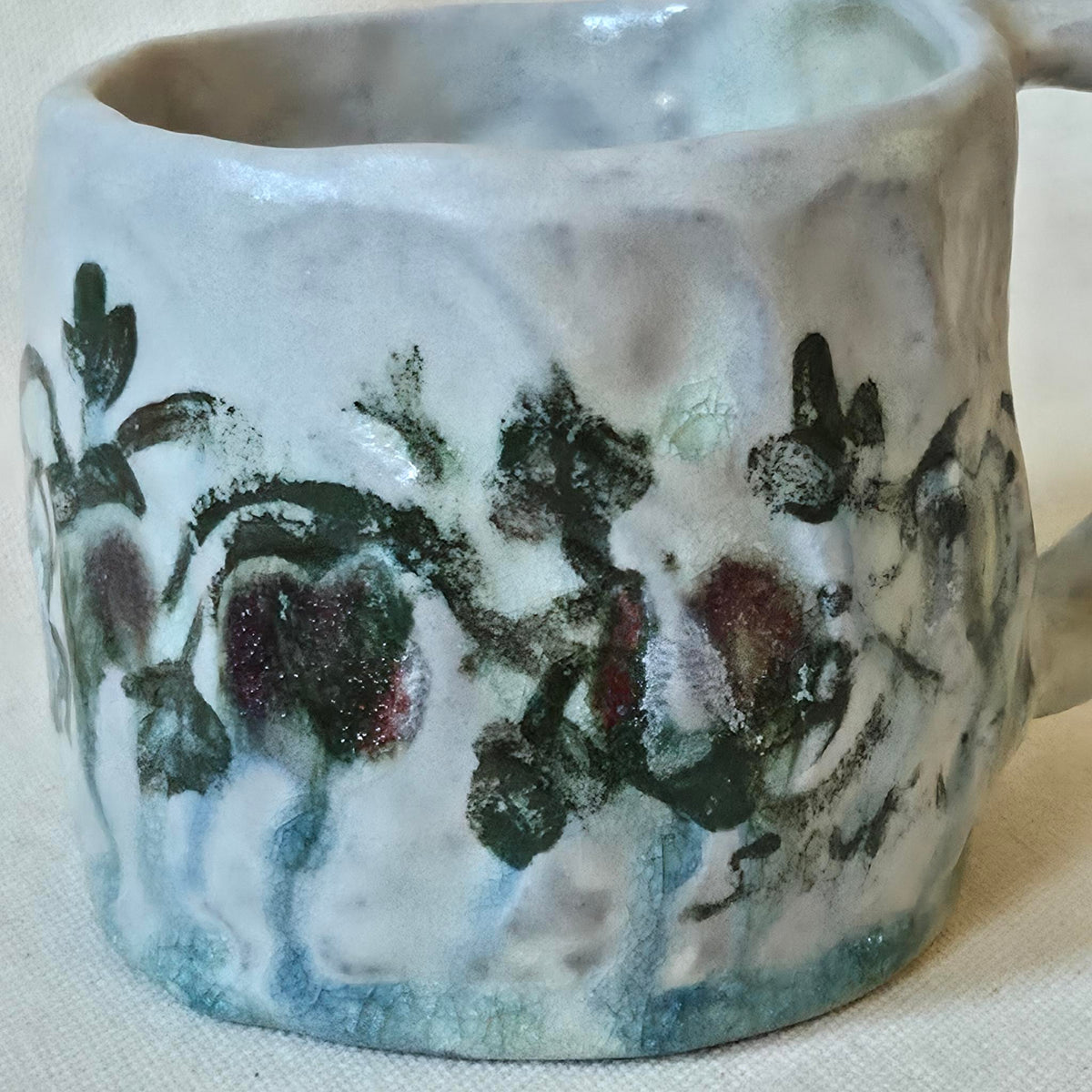 Sweet Size Mug - Woodfired - Strawberry Season iv