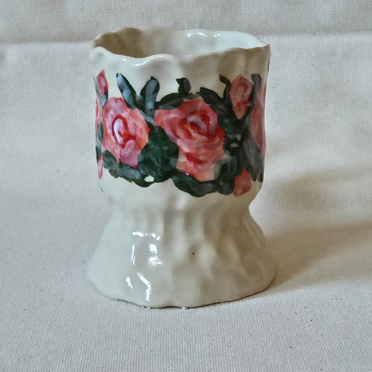 SECONDS - Coil-built Mug -  Rose Teacup