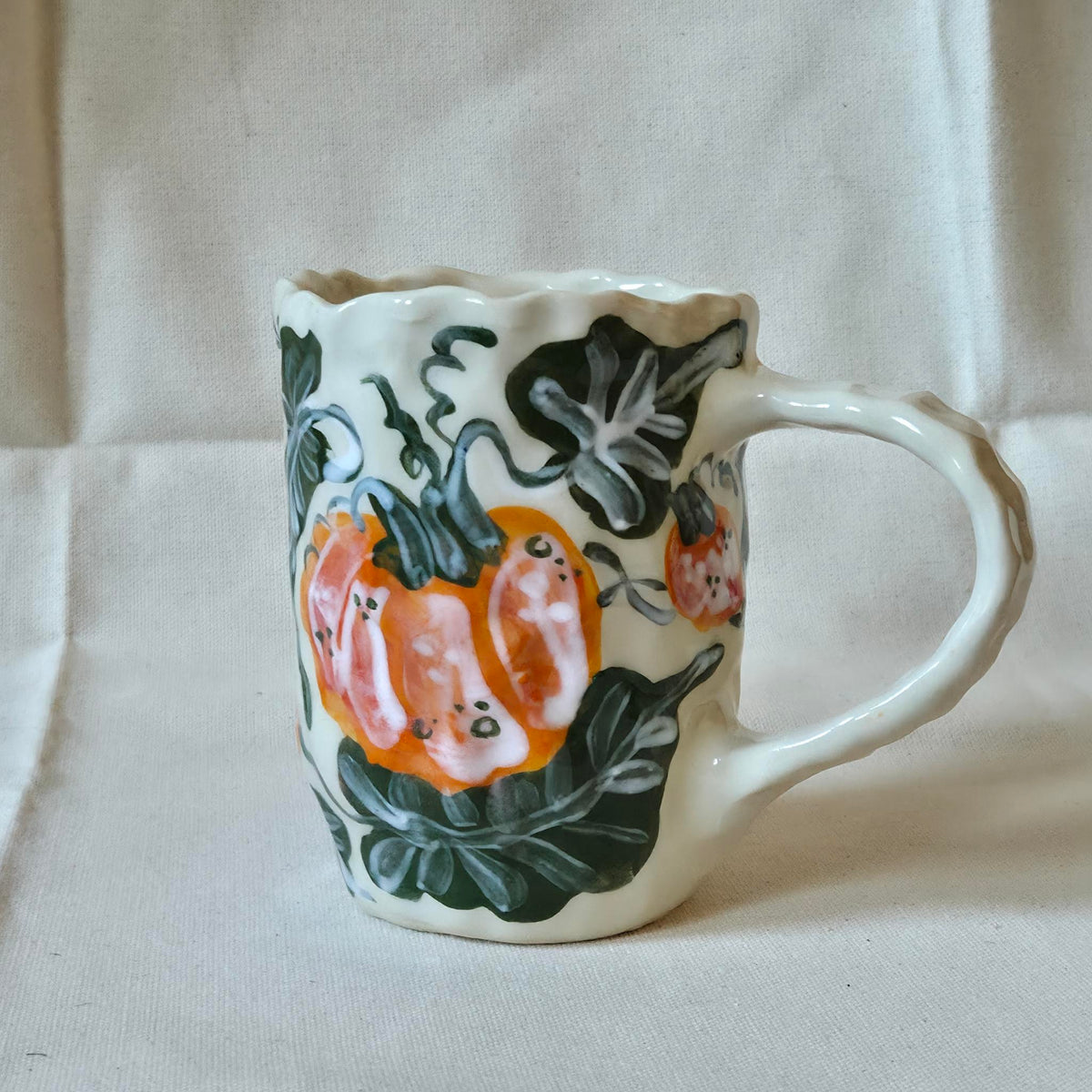 Coil-built Mug - Pumpkin Season