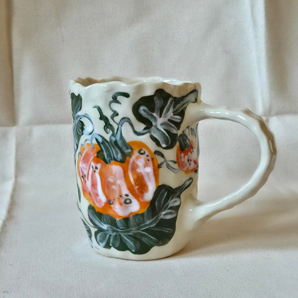 Coil-built Mug - Pumpkin Season