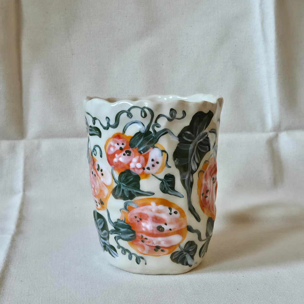 Coil-built Mug - Pumpkin Season