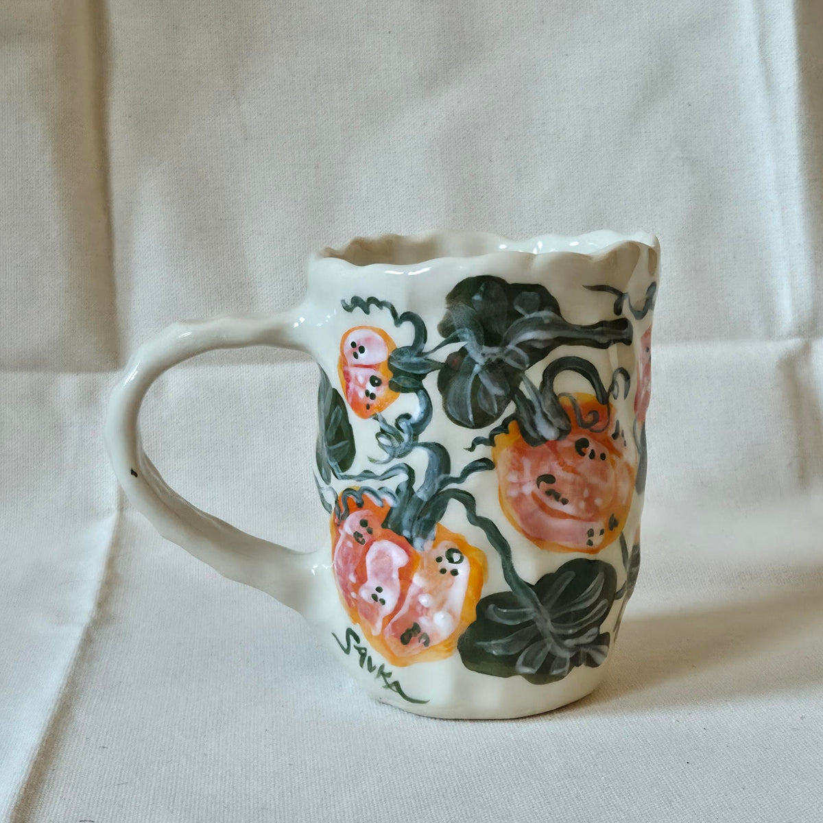 Coil-built Mug - Pumpkin Season