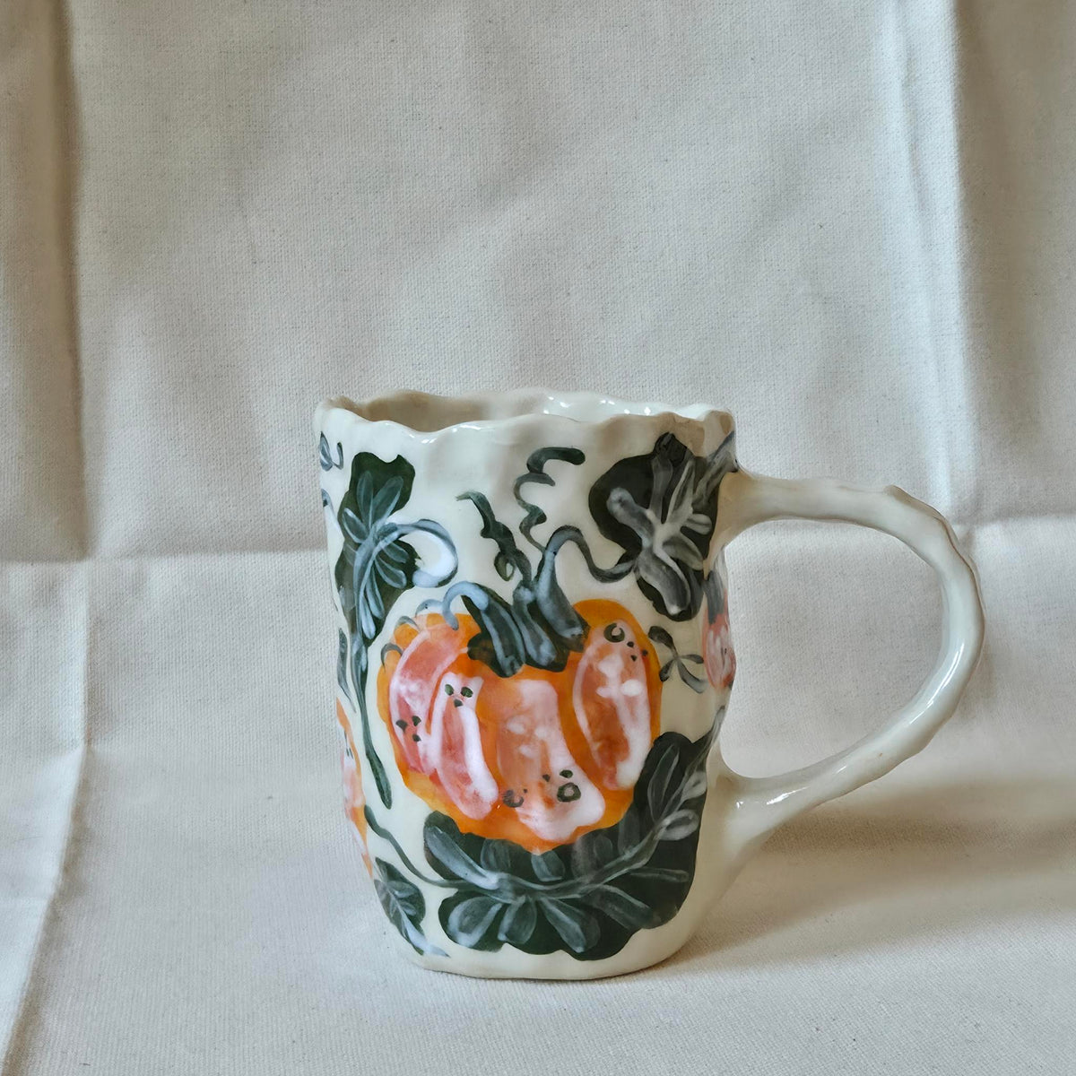 Coil-built Mug - Pumpkin Season
